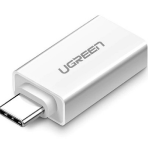 ADAPTOR Ugreen, "US173", USB 3.0(M) la USB Type-C(T), alb "30155" (timbru verde 0.08 lei) - 6957303831555