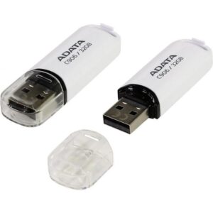 MEMORII USB 2.0 Adata, 32GB, alb "AC906-32G-RWB" (timbru verde 0.03 lei)