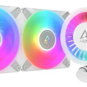 COOLER Arctic "Liquid Freezer III 280ARGB", racire lichid, skt. Intel LGA1700, AMD AM5/AM4,radiator aluminiu, pompa 2800rpm, fan 2x140mm,1900rpm,4-pin PWM,ARGB, alb "ACFRE00151A" (timbru verde 2 lei)