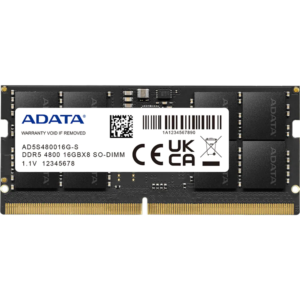 SODIMM Adata, 16GB DDR5, 4800 MHz, "AD5S480016G-S"