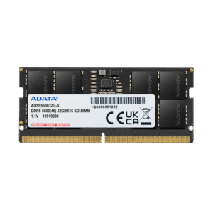 SODIMM Adata, 16GB DDR5, 5600 MHz, "AD5S560016G-S"