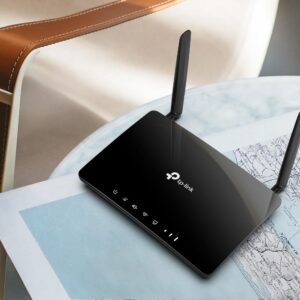 ROUTER TP-LINK wireless. 4G LTE (desktop), 1200Mbps. 3 porturi 10/100/1000Mbps + 1 WAN/LAN Gigabit, Dual Band "Archer MR500" (timbru verde 0.8 lei)
