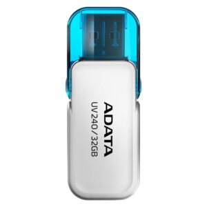 MEMORIE USB 2.0 ADATA, 64GB, alb "AUV240-64G-RWH" (timbru verde 0.03 lei)