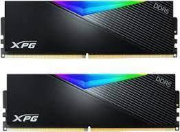 Memorie DDR Adata - gaming DDR5 32GB, frecventa 6400MHz, latenta CL32, 16GB x 2 module, radiator negru, iluminare RGB, XPG LANCER RGB "AX5U6400C3216G-DCLARBK"