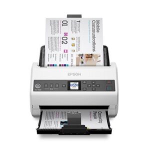 Scanner Portabil  EPSON DS-730N, A4, Viteza de scanare duplex: 40ppm/80ipm, Optiuni: , Conectivitate:USB, Scanare ambele fete:Da, ADF:100coli, (Timbru  Verde11Lei) "B11B259401"(RAPO)