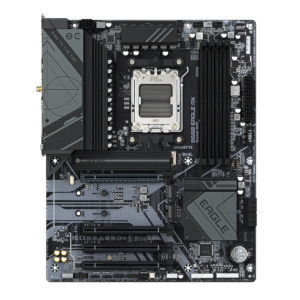 PLACI de BAZA Gigabyte AMD B650 | 4xDDR5 7600(OC) | 1xDP, 1xHDMI, 1xUSB-C, with USB 3.2 Gen 1, 2xUSB 3.2 Gen 2 Type-A, 6 x USB 2.0/1.1 ports, 1xRJ-45 port, 3xjacks | ATX "B650 EAGLE AX"