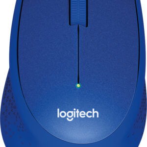 MOUSE LOGITECH, "M330 Silent", PC sau NB, wireless, 2.4GHz, optic, 1000 dpi, butoane/scroll 3/1, , albastru, "910-004910" (timbru verde 0.18 lei)