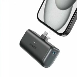 POWER BANK Anker "Nano" 5.000 mAh, 22.5W PD si Power IQ 3.0, 1 x USB, 1 x USB-C pliabil, ActiveShield 2.0, 99g, negru, "A1653H11" (timbru verde 0.98 lei) - 194644170851
