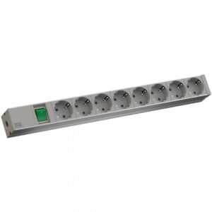 PRELUNGITOR BACHMANN PDU 19" 1HE 8SCHUKO "BM-333.400" (timbru verde 0.8 lei)
