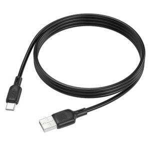 CABLU alimentare si date Borofone "BX113", Fast Charging Data Cable pt. smartphone, USB la USB Type-C 3A , 2m, negru "6941991115509" (timbru verde 0.08 lei)