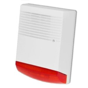SIRENA Paradox, de exterior, 115dB, 1200mA, alb, "BS-OS359" (timbru verde 0.80 lei)