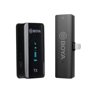 Boya Digital True-Wireless Microphone, Lightning iOS (2.4 GHz) "BY-XM6-S3" (timbru verde 0.18 lei)