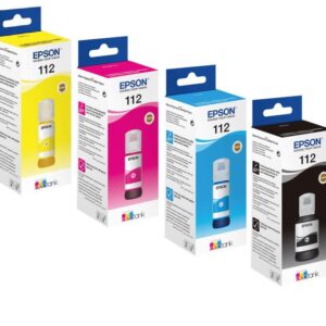 Combo-Pack Original Epson CMYK, nr.112, pentru L11160|L15150|L15160, 70mlx3+127mlx1, incl.TV 0.15 RON, "C13T06C64A"(RAPO)