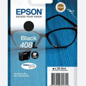 Cartus Cerneala Original Epson Black, nr.408, pentru WF-C4810DTWF, 2.2k, incl.TV 1.2incl.TV "C13T09K14010"(RAPO)