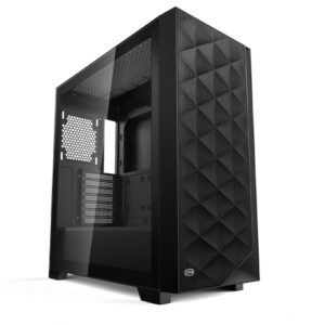 CARCASA PCCooler "C3 D510", middle tower, gaming, fara sursa, suporta 8xfan, , PSU shroud, USB 3.1 gen 1 x 2, audio, mic, 7 sloturi expansiune, negru, "C3D510 BK"