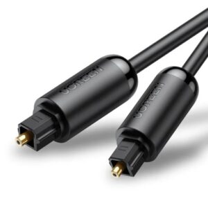CABLU audio Ugreen, "AV122" optic Toslink(T) la Toslink(T), 1.5m, conectori auriti, negru "70891" (timbru verde 0.18 lei) - 6957303878918