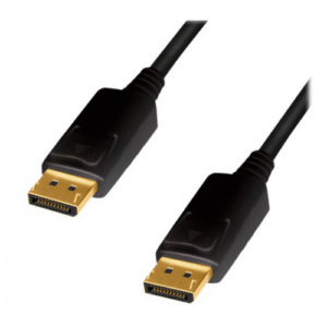 CABLU video LOGILINK, DisplayPort (T) la DisplayPort (T) 1.2, 2m, conectori auriti, rezolutie maxima 4K (3840 x 2160) la 60 Hz, dublu ecrabat, plastic, negru, "CD0101" (timbru verde 0.8 lei)