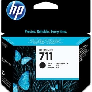 Cartus Cerneala Original HP Black, nr.711, pentru DesignJet T120|T520, 80ml, (timbru verde 0.15 lei), "CZ133A"