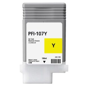 Cartus Cerneala Original Canon Yellow, PFI-107Y, pentru IPF 670|680|685|770|780|785, , (timbru verde 0.15 lei),NOPP, "CF6708B001AA"