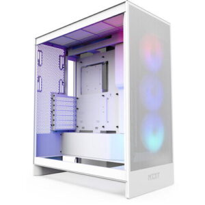 Carcasa NZXT H7 Flow RGB (2024), Mid-Tower, ATX, Alb "CM-H72FW-R1" (timbru verde 0.08 lei)