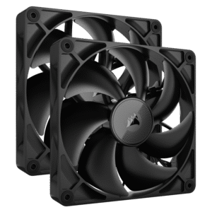 VENTILATOR Corsair iCUE LINK RX140 2x140mm NEGRU, 0.300-1700 RPM +/- 10%, 18.1-95.7 CFM, Presiune Statica: 0.15-3.79 mm-H2O,10-36dBA, Prindere magnetica, Lungime cablu 135mm, 600mm "CO-9051012-WW"