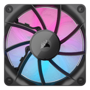 VENTILATOR Corsair iCUE LINK RX120 1x120mm RGB NEGRU,  0.400-2100 RPM +/- 10%, 10.5-74.2 CFM, Presiune Statica: 0.12-4.38 mm-H2O, 10-36dBA, Prindere magnetica, Lungime cablu 135mm "CO-9051017-WW"