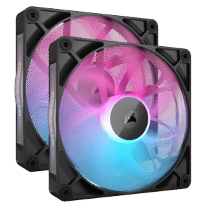 VENTILATOR Corsair iCUE LINK RX140 2x140mm RGB NEGRU, 0.300-1700 RPM +/- 10%,18.1-95.7 CFM, Presiune Statica:0.15-3.79 mm-H2O, 10-36dBA, Prindere magnetica, Lungime cablu 135mm, 600mm "CO-9051020-WW"