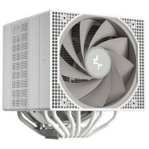 Cooler Deepcool "Assassin IV", compatibil skt. Intel si AMD, racire cu aer, ventilator 140 mm x 1 si 120 mm x 1, 1700 rpm, inaltime cooler , 7 heatpipe,  "R-ASN4-WHNNMT-G" (timbru verde 0.8 lei)