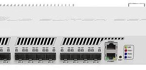 SWITCH Mikrotik, Gigabit x 1, SFP+ x 16, managed, rackabil, "CRS317-1G-16S+RM" (timbru verde 2 lei)