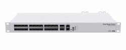 SWITCH Mikrotik, 10/100 x 1, SFP+ x 24 | QSFP+ x 2, managed, rackabil, "CRS326-24S+2Q+RM" (timbru verde 2 lei)