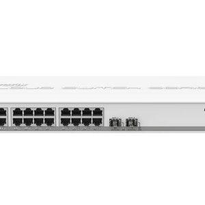 SWITCH MIKROTIK, CSS326-24G-2S+RM, porturi Gigabit x 24, SFP+ x 2, managed, rackabil, carcasa metalica, "CSS326-24G-2S+RM" (timbru verde 2 lei)