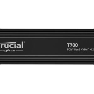 Crucial T700 4TB PCIe Gen5 NVMe M.2 SSD with heatsink, EAN: 649528936738 "CT4000T700SSD5"