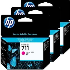 Tri-Pack Original HP Magenta, nr.711, pentru DesignJet T120|T520, , (timbru verde 0.45 lei), "CZ135A"