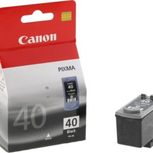 Cartus Cerneala Original Canon Black, PG-40, pentru Pixma IP1200|IP1300|IP1600|IP1700|IP1800|IP1900|IP2200|IP2500|IP2600|MP140|MP150|MP160|MP170|MP180|MP190|MP210|MP220|MP450, , (timbru verde 0.15 lei), "BS0615B001AA"