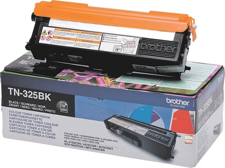 Toner Original Brother Black, TN325BK, pentru HL-4140|4150|4570|DCP-9270|9055|MFC-9970|9460, 4K,"TN325BK"