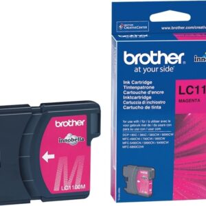 Cartus Cerneala Original Brother Magenta, LC1100HYM, pentru DCP-6690|MFC-5895|MFC-6490|MFC-6890, 750, (timbru verde 0.15 lei), "LC1100HYM"