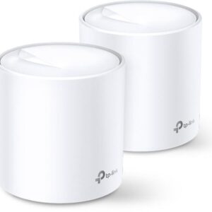 MESH TP-LINK, wireless, router AX5400, pt interior, 3000 Mbps, port LAN, WAN, 2.4 GHz | 5 GHz, antena interna x 4, standard 802.11ax Wi-Fi 6, "Deco X60(2-pack)" (timbru verde 2.00 lei)