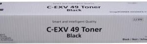 Toner Original Canon Black, EXV49BK, pentru IR C3320 Advance|IR C3320I Advance|IR C3325I Advance|IR C3330I Advance|IR C3520I Advance|IR C3525I Advance|IR C3530I Advance, 36K,NOPP, "CF8524B002AA"