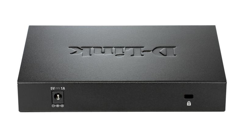 SWITCH D-LINK  8 porturi Gigabit. carcasa metalica, "DGS-108" (timbru verde 2 lei)