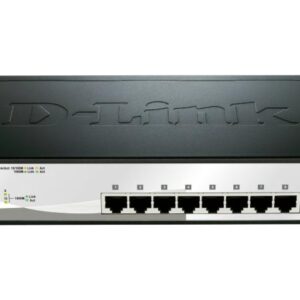 SWITCH D-LINK SMART  8 porturi Gigabit + 2 sloturi SFP, carcasa metalica, rackabil, "DGS-1210-10" (timbru verde 2 lei)