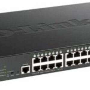 SWITCH PoE D-LINK Smart 24 porturi Gigabit (24 PoE) +  4 10G SFP+, IEEE 802.3af/at, carcasa metalica. "DGS-1250-28XMP" (timbru verde 2 lei)