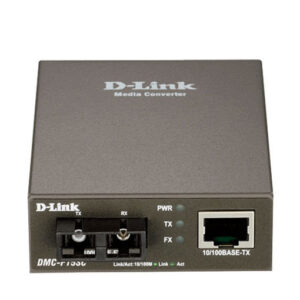MEDIA CONVERTOR D-LINK, RJ45 10/100Base-TX la 100Base-FX SC Single-Mode Media Converter (15 km) "DMC-F15SC"( include timbru verde 0.5 Lei )