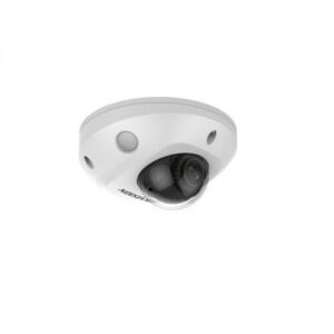 CAMERA IP Hikvision, mini dome pt. interior | exterior, dist. IR 30 m,  tip lentila fixa 4 mm, 4  Mpx, microfon, PoE, carcasa aluminiu, slot SD card, "DS-2CD2546G2-IWS4C"  (timbru verde 0.8 lei)
