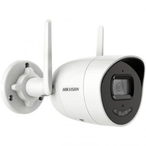 CAMERA IP Hikvision, bullet pt. interior | exterior, dist. IR 30 m,  tip lentila fixa 2.8 mm, 2 Mpx, slot SD card, "DS-2CV2027G0-LDW2"  (timbru verde 0.8 lei)