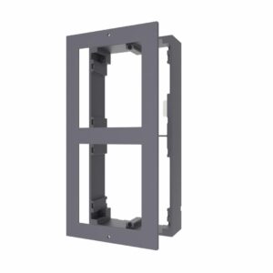 PANOU frontal HIKVISION pt 2 module de videointerfon modular Hikvision DS-KD-ACW2, montare aplicata, aluminiu, 219mm x 107mm x 4mm, "DS-KD-ACW2"