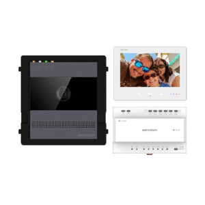 HK SET VIDEOINTERFON 2 FIRE DS-KIS704EY "DS-KIS704EY/AL" (timbru verde 0.8 lei)
