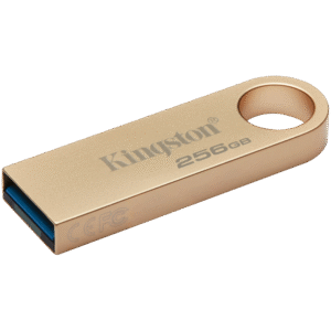 MEMORIE USB 3.2 Kingston 256 GB, 220MB/s, 100MB/s clasica, carcasa metalica, auriu, "DTSE9G3/256GB" (timbru verde 0.03lei)