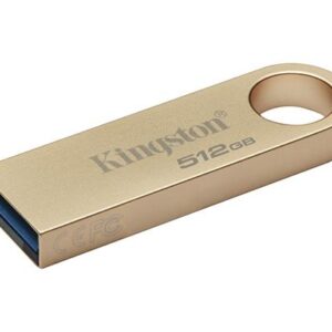 MEMORIE USB 3.2 Kingston 512 GB, 220MB/s, 100MB/s clasica, carcasa metalica, auriu, "DTSE9G3/512GB" (timbru verde 0.03lei)