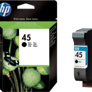 Cartus Cerneala Original HP Black, nr.45, pentru DeskJet 815|855|870|980|1100|1120|1125|1280|1600, , (timbru verde 0.15 lei), "51645AE"
