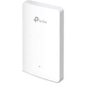 ACCESS POINT TP-LINK wireless AX1800 Mbps dual band, 4x10/100/1000 Mbps Ethernet Ports (1xPoE OUT) 4 antene interne, IEEE802.3at PoE, WiFi6, de perete "EAP615-Wall" (timbru verde 0.8 lei)